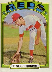 1972 Topps Baseball Cards      719     Cesar Geronimo